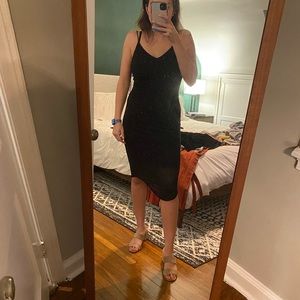 Express midi slip dress